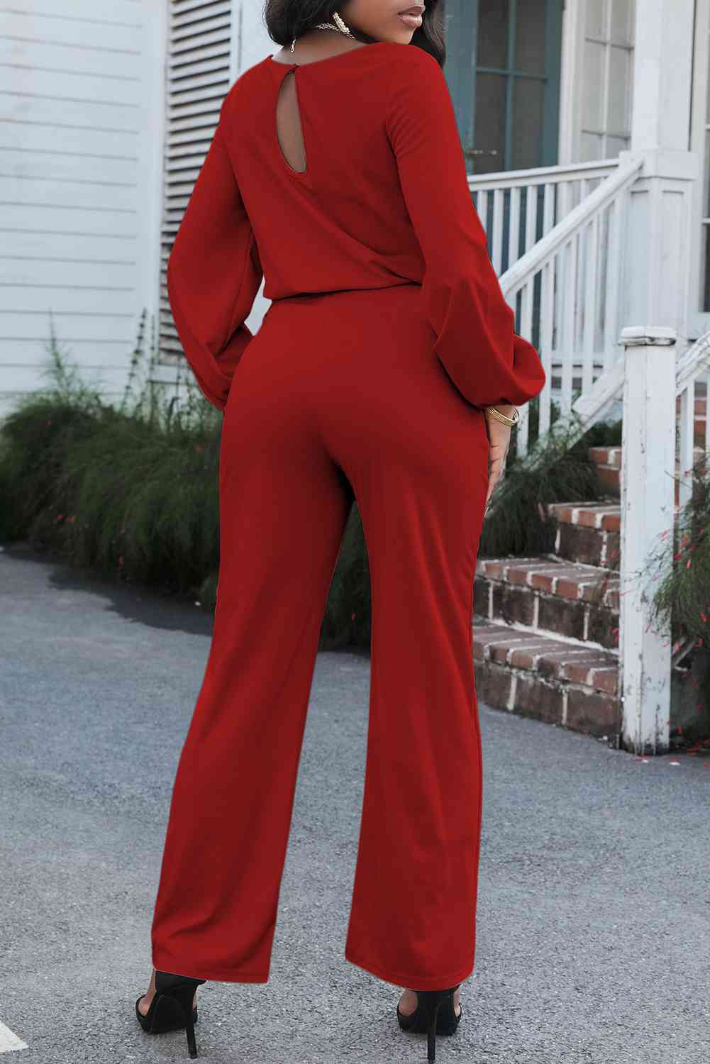 Tie Belt Jumpsuit