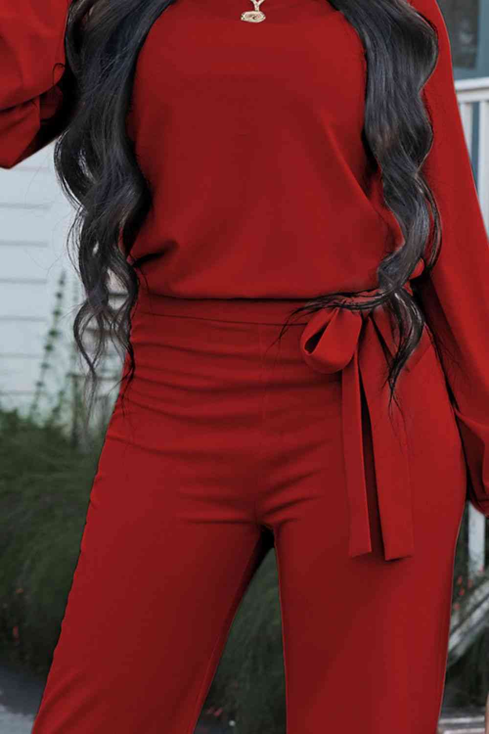 Tie Belt Jumpsuit